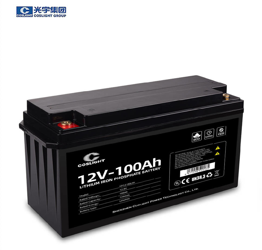 Coslight 100ah 12v lifepo4 Lithium Batteries RV Camping Solar Battery